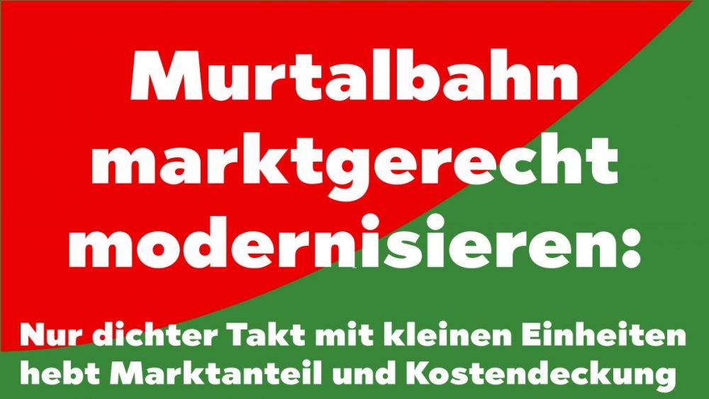 Murtalbahn marktgerecht modernisieren